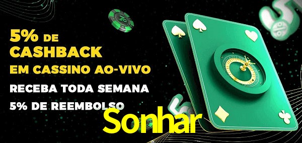 Promoções do cassino ao Vivo Sonhar